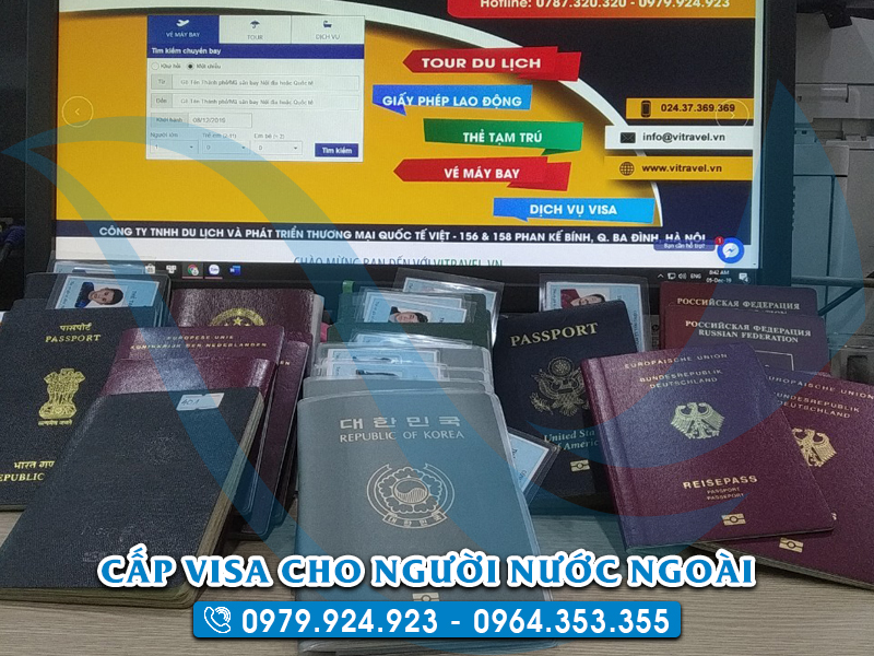 Chi tiết phí visa cho người nước ngoài vào Việt Nam