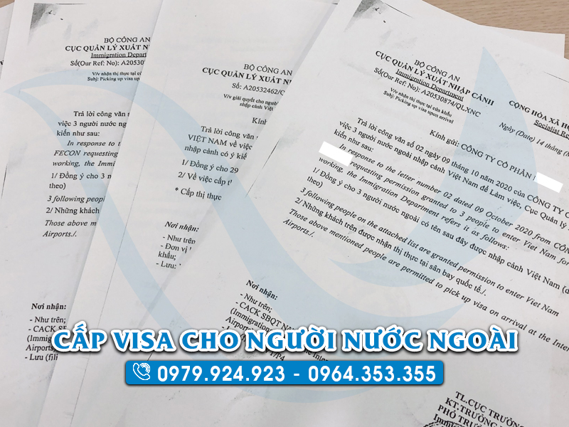 Thủ tục xin visa du lịch cho người nước ngoài tại Việt Nam 2020