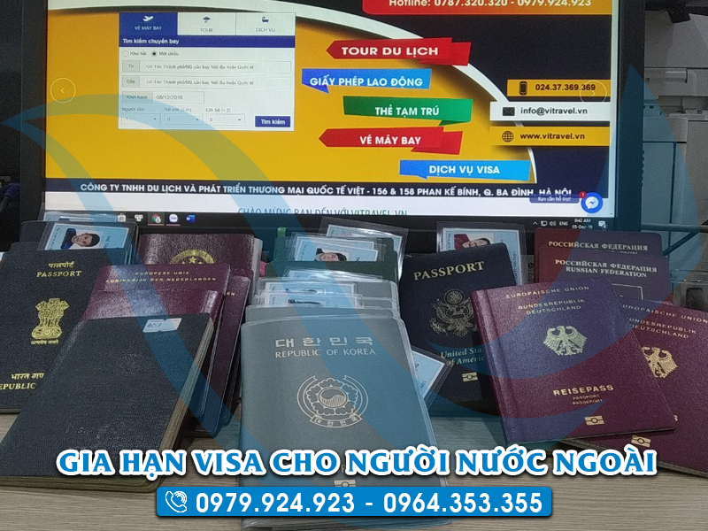  gia hạn thẻ Visa cho người nước ngoài
