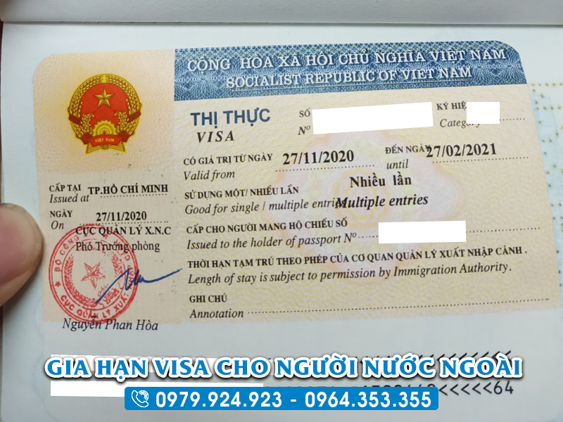 Mẫu đơn đề nghị xin gia hạn visa