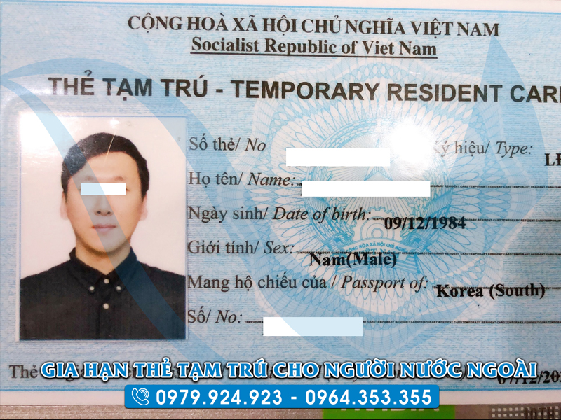 Gia hạn thẻ tạm trú cho người nước ngoài 