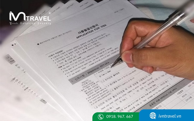 Tờ khai xin visa Hàn Quốc là bản khai chứa đựng toàn bộ thông tin của đương đơn