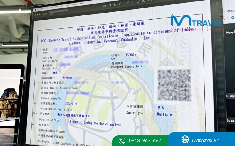 Một vài lý do bị từ chối làm visa online đi Đài Loan