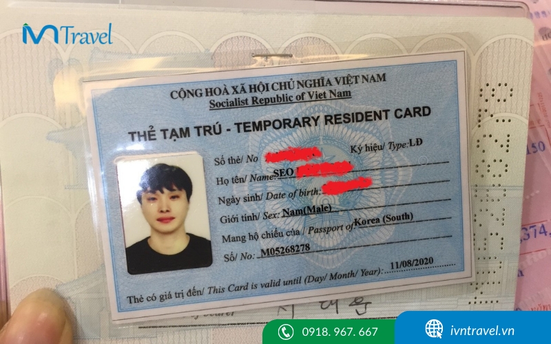 Sử dụng thẻ tạm trú do vợ bảo lãnh cho chồng được làm việc hợp pháp tại Việt Nam