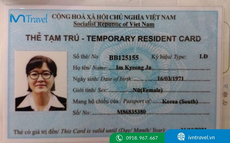 Thẻ tạm trú cho người nước ngoài là giấy tờ do cơ quan quản lý xuất nhập cảnh, hoặc là cơ quan có thẩm quyền của Bộ ngoại giao Việt Nam cấp cho đối tượng là người nước ngoài được phép cư trú có thời hạn ở nước ta