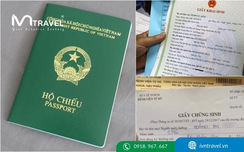 Hồ sơ xin visa cho trẻ em