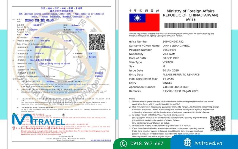 Hướng dẫn xin visa Đài Loan