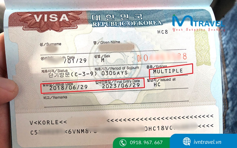 Visa Hàn Quốc 10 năm là loại visa có thời hạn 10 năm, cho phép nhập cảnh nhiều lần với thời hạn lưu trú tối đa 90 ngày