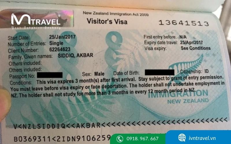 Hồ sơ visa du lịch New Zealand