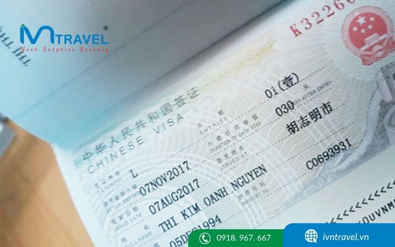 Nhiều loại visa Trung Quốc theo mục đích nhập cảnh 